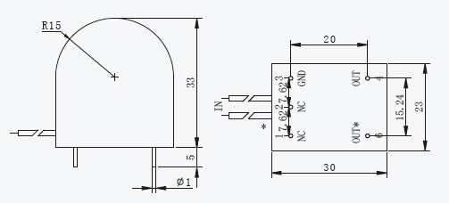 TR0176-4B Current Transformer Used for Common Protection